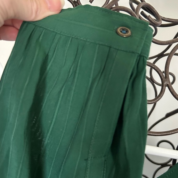 Maeve for Anthropologie | Emerald Green | Button Down Top Sz XS - see video - Picture 6 of 6